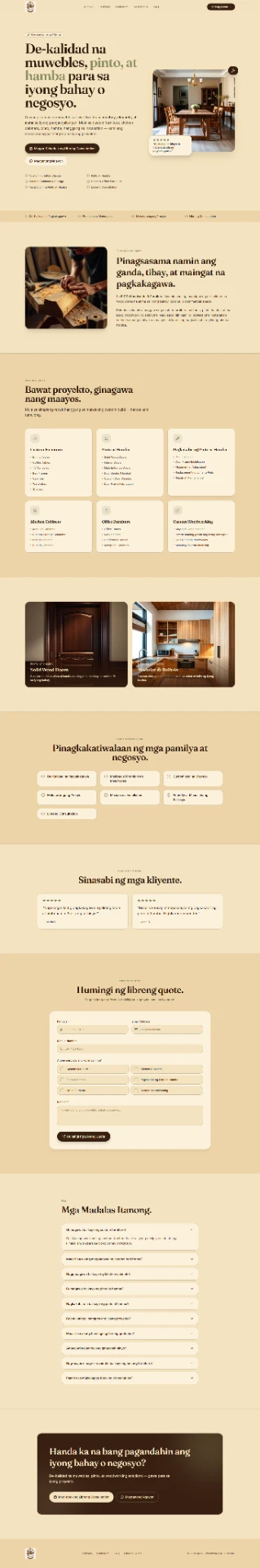 Woodcraft Landing Page — Landing Page